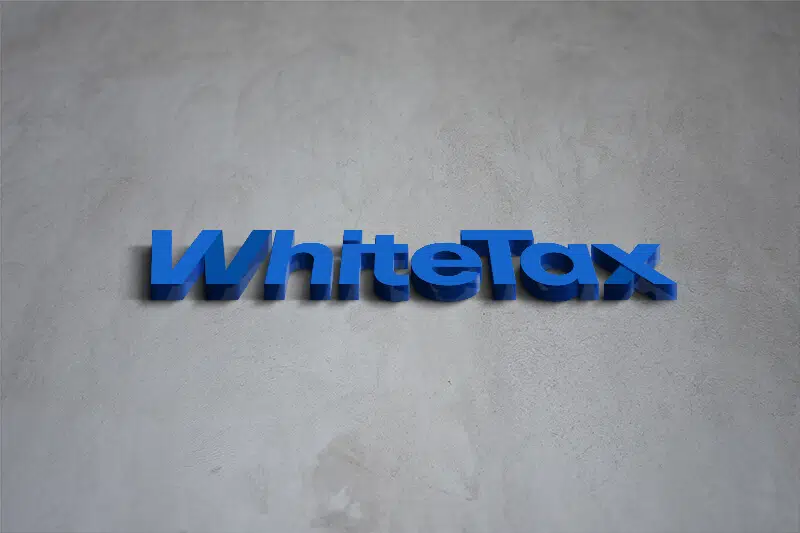 Agencja Reklamowa REKOS - WhiteTax - litery 3D