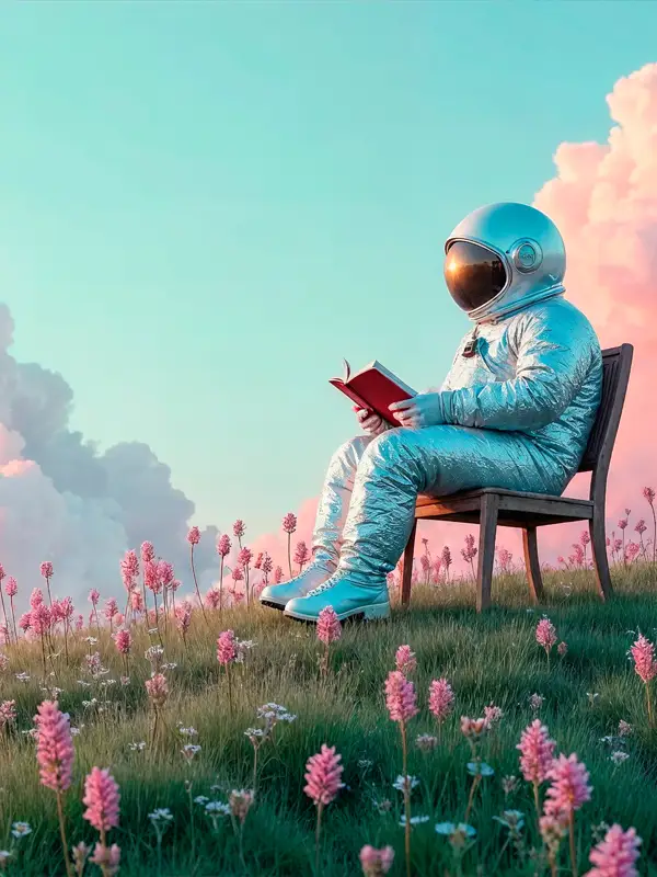 Astronauta REKOS z książką — poznaj naszą ofertę i wybierz to, czego potrzebujesz