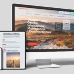 Responsywna strona internetowa dla multiagencji ubezpieczeniowej z Ostrowa Wielkopolskiego na komputerze, tablecie i telefonie